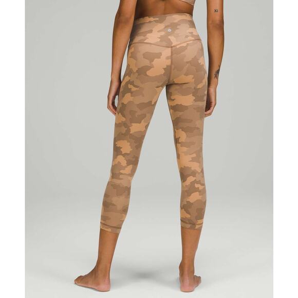 lululemon athletica Pants - Lululemon Align High-Rise Crop 23" Size 0 Nulu Camo Soft